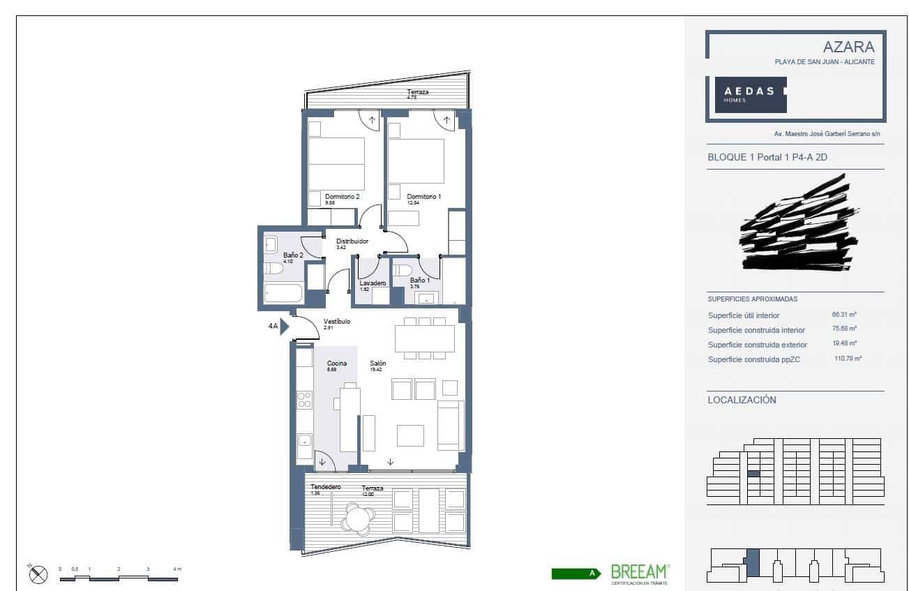 2 soverom Leilighet til salgs i Playa de San Juan med svømmebasseng garasje - € 481 000 (Ref: 9132518)