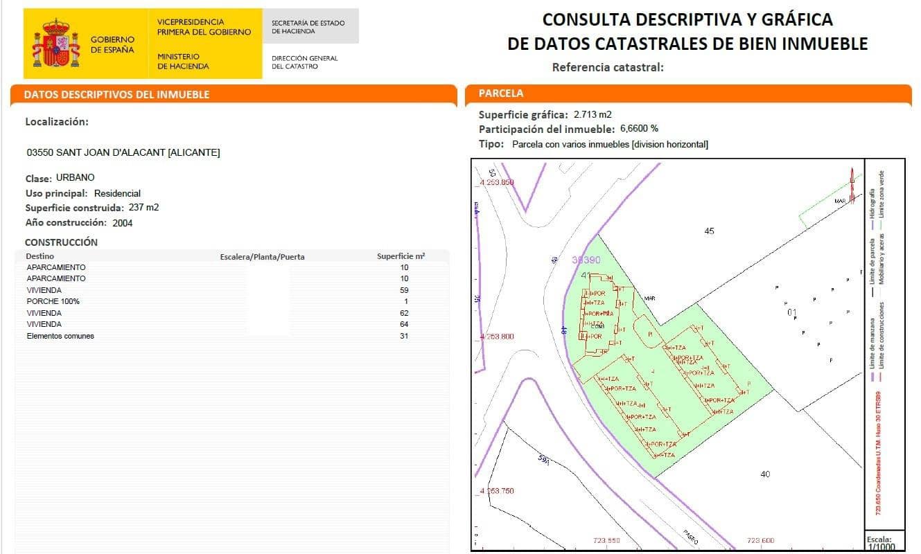 4 soveværelse Rækkehus til salg i San Juan de Alicante / Sant Joan d'Alacant med swimmingpool garage - € 459.000 (Ref: 9141695)