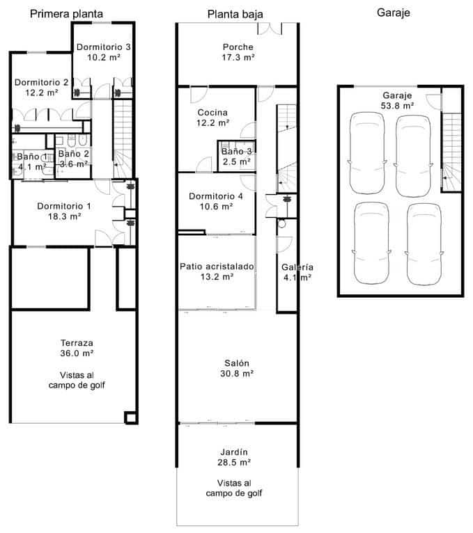 4 soveværelse Rækkehus til salg i Alicante by med swimmingpool garage - € 699.000 (Ref: 9170811)