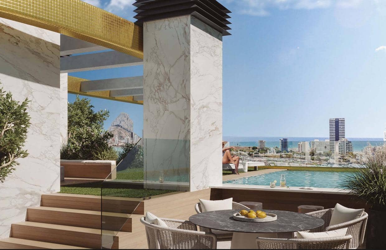 3 soveværelse Lejlighed til salg i Calpe / Calp med swimmingpool - € 600.000 (Ref: 9262712)