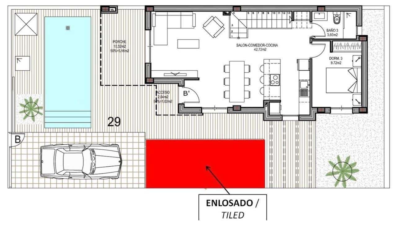 3 sypialnia Willa na sprzedaż w Polop z basenem - 489 000 € (Ref: 9344895)