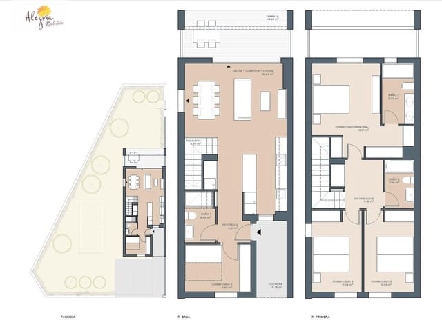 4 soveværelse Rækkehus til salg i Campolivar, Godella med swimmingpool - € 645.000 (Ref: 9385721)