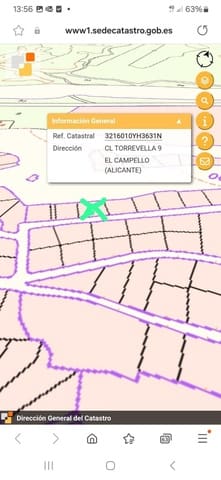 Tomt till salu i Cala d'Or, El Campello - 159 000 € (Ref: 9403499)