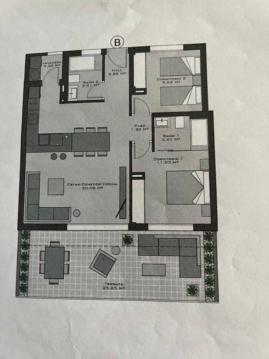 Apartamento de 2 habitaciones en Finestrat en venta con piscina - 370.000 € (Ref: 9449415)