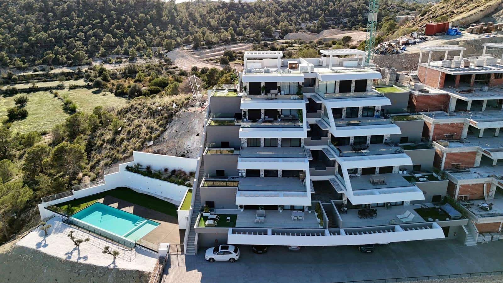 2 makuuhuone Huoneisto myytävänä paikassa Finestrat mukana uima-altaan - 500 000 € (Ref: 9605085)