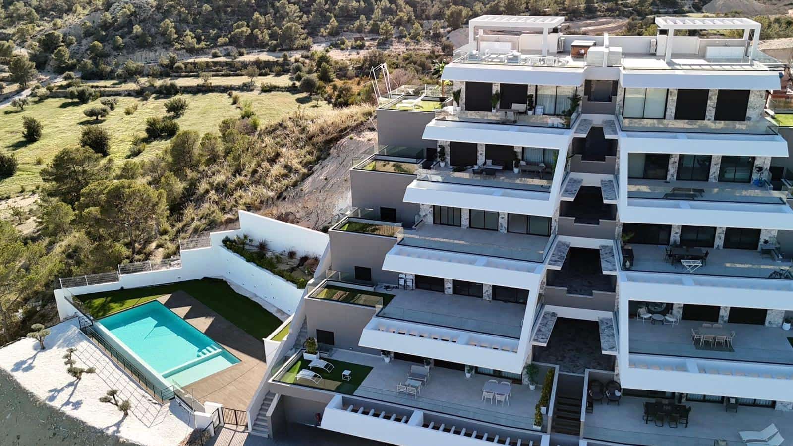 2 makuuhuone Huoneisto myytävänä paikassa Finestrat mukana uima-altaan - 500 000 € (Ref: 9605085)