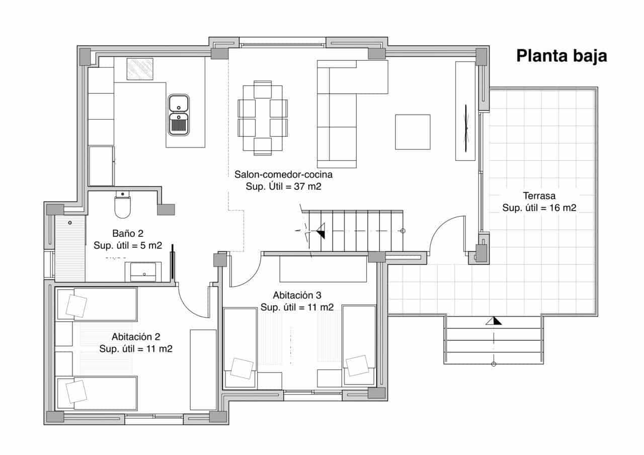 3 makuuhuone Huvila myytävänä paikassa Polop mukana uima-altaan - 525 000 € (Ref: 9619416)