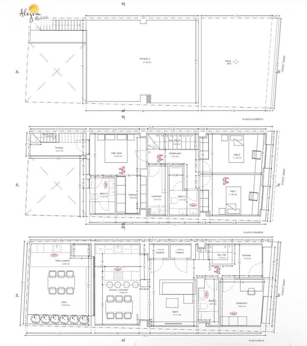 Adosado de 4 habitaciones en Sueca en venta - 300.000 € (Ref: 9630145)