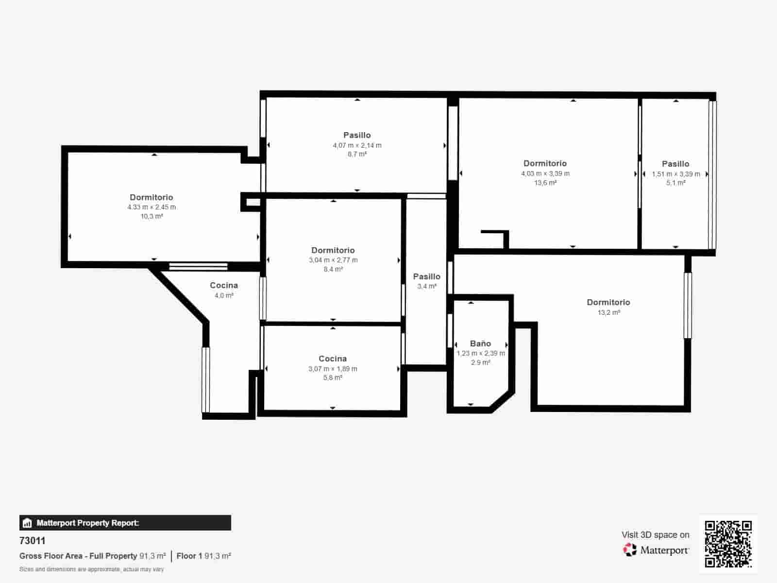3 slaapkamer Flat te koop in Alicante stad - € 139.900 (Ref: 9759072)