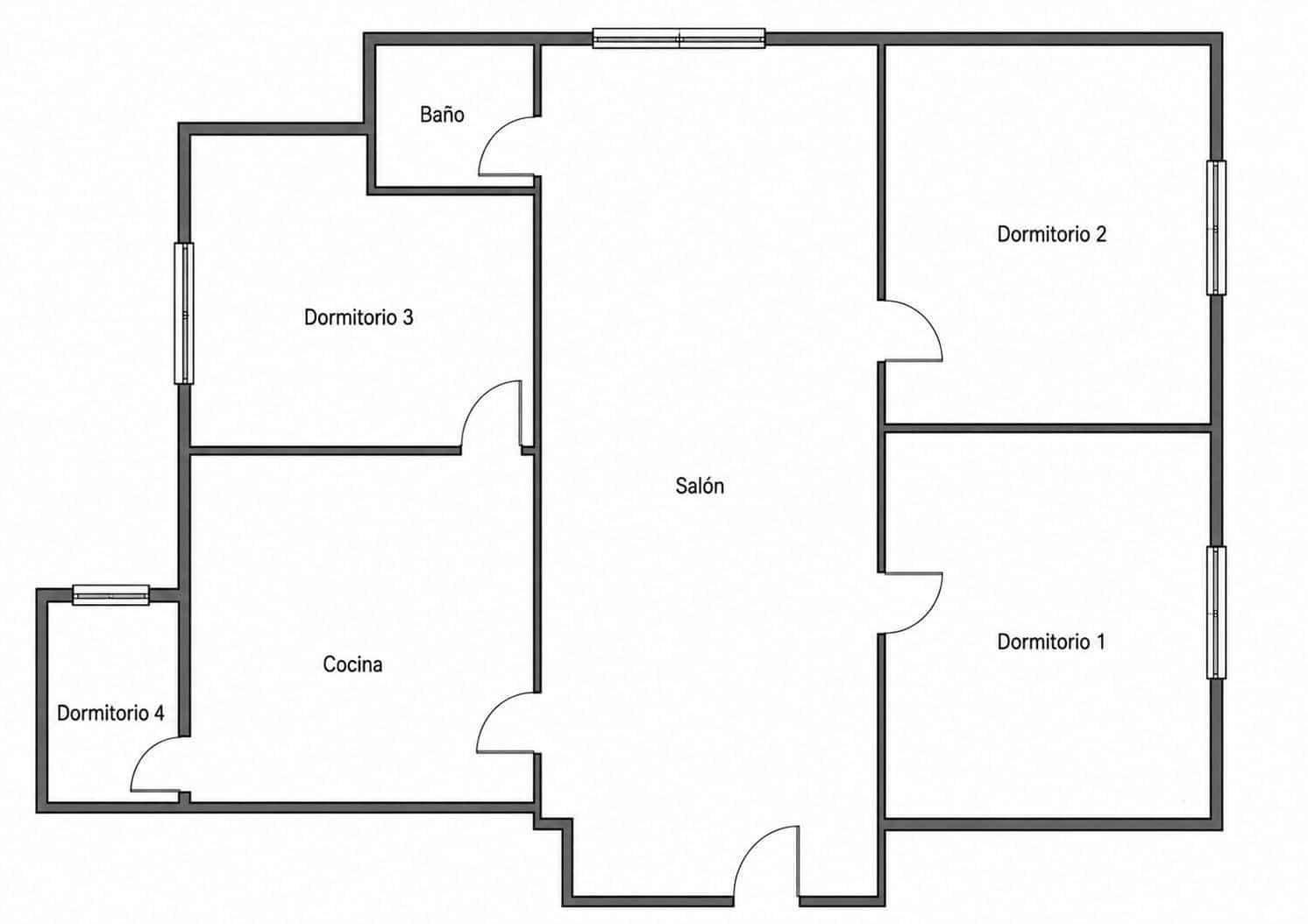 4 bedroom Apartment for sale in Sagunto / Sagunt - € 105,000 (Ref: 9868695)