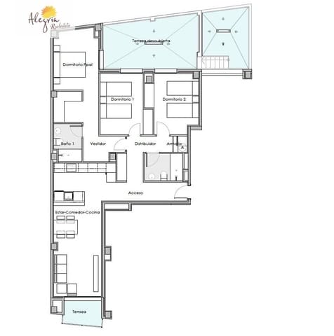 3 soveværelse Lejlighed til salg i Benicalap, Valencia by - € 370.000 (Ref: 9873660)