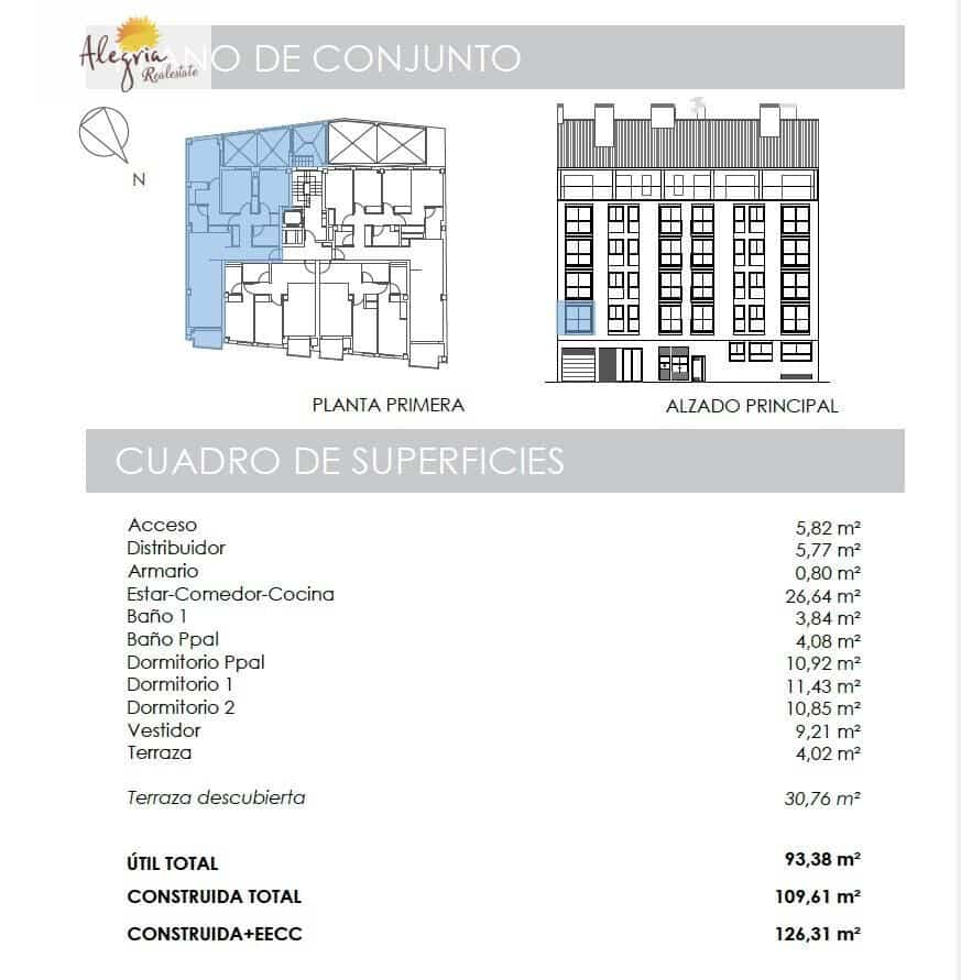 3 soveværelse Lejlighed til salg i Valencia by - € 370.000 (Ref: 9873660)
