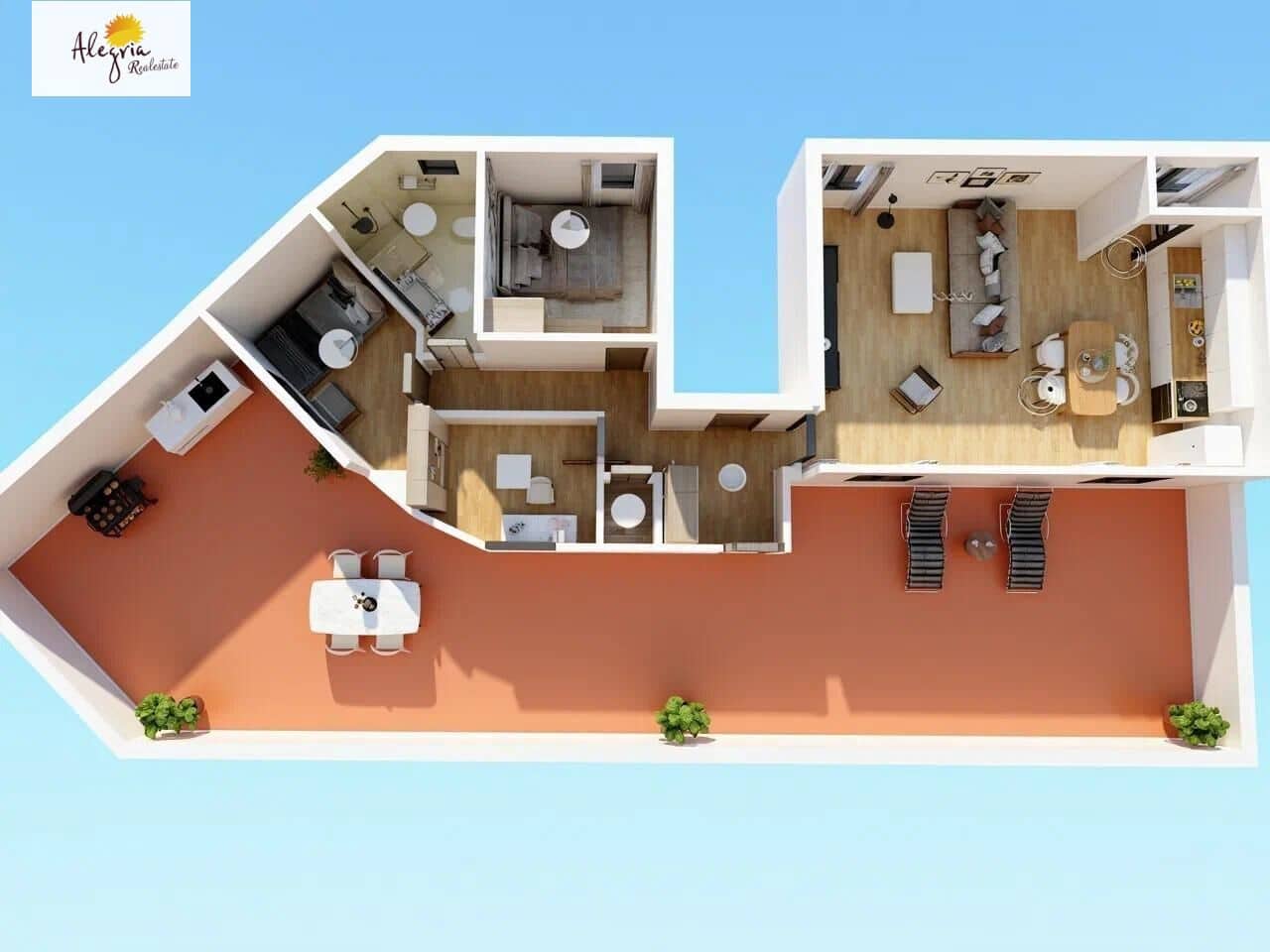 3 bedroom Penthouse for sale in Manises - € 235,000 (Ref: 9929487)