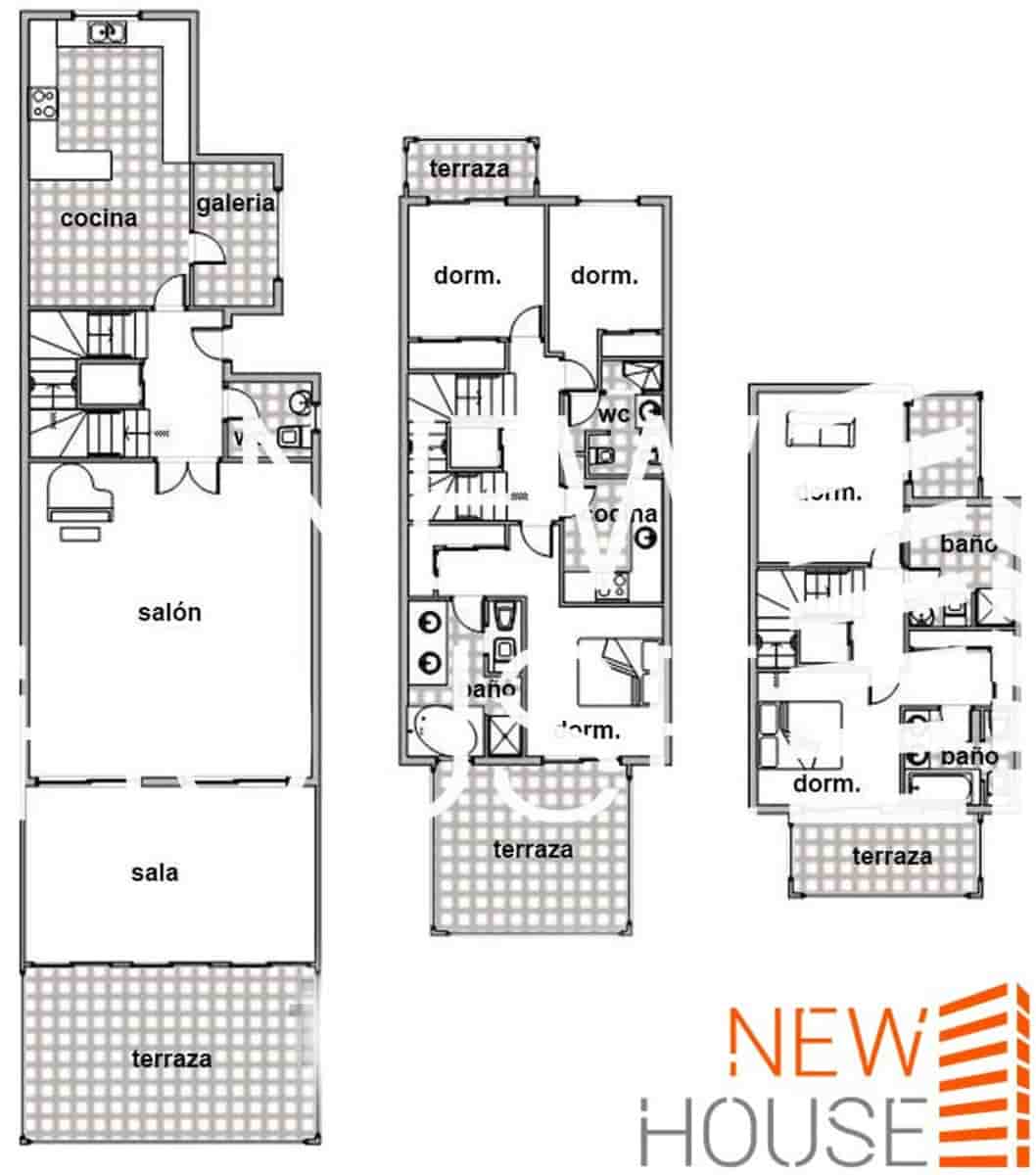 8 bedroom Townhouse for sale in Cabo de las Huertas with pool garage - € 1,124,900 (Ref: 9641405)