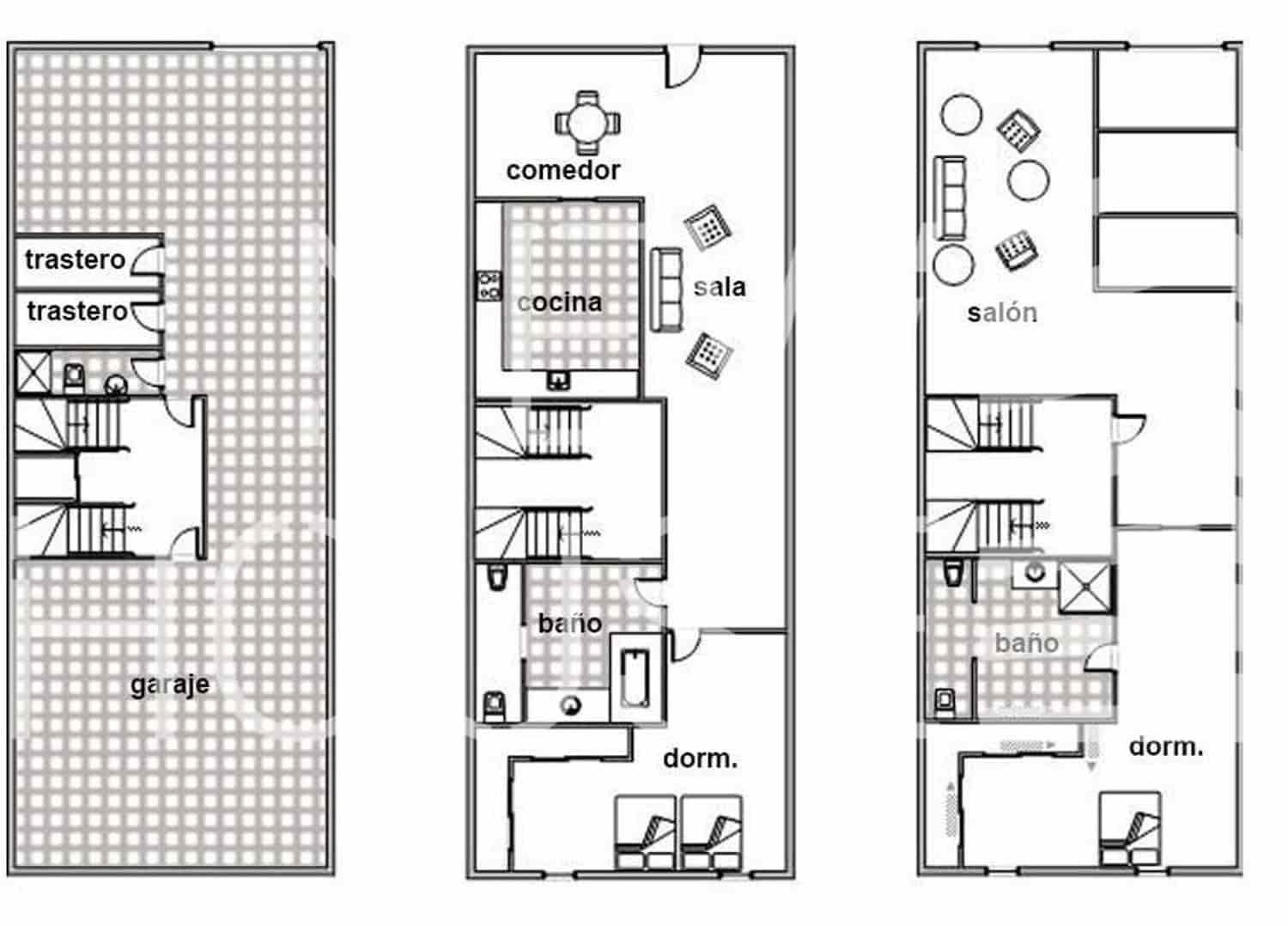 8 bedroom Townhouse for sale in Cabo de las Huertas with pool garage - € 1,124,900 (Ref: 9641405)