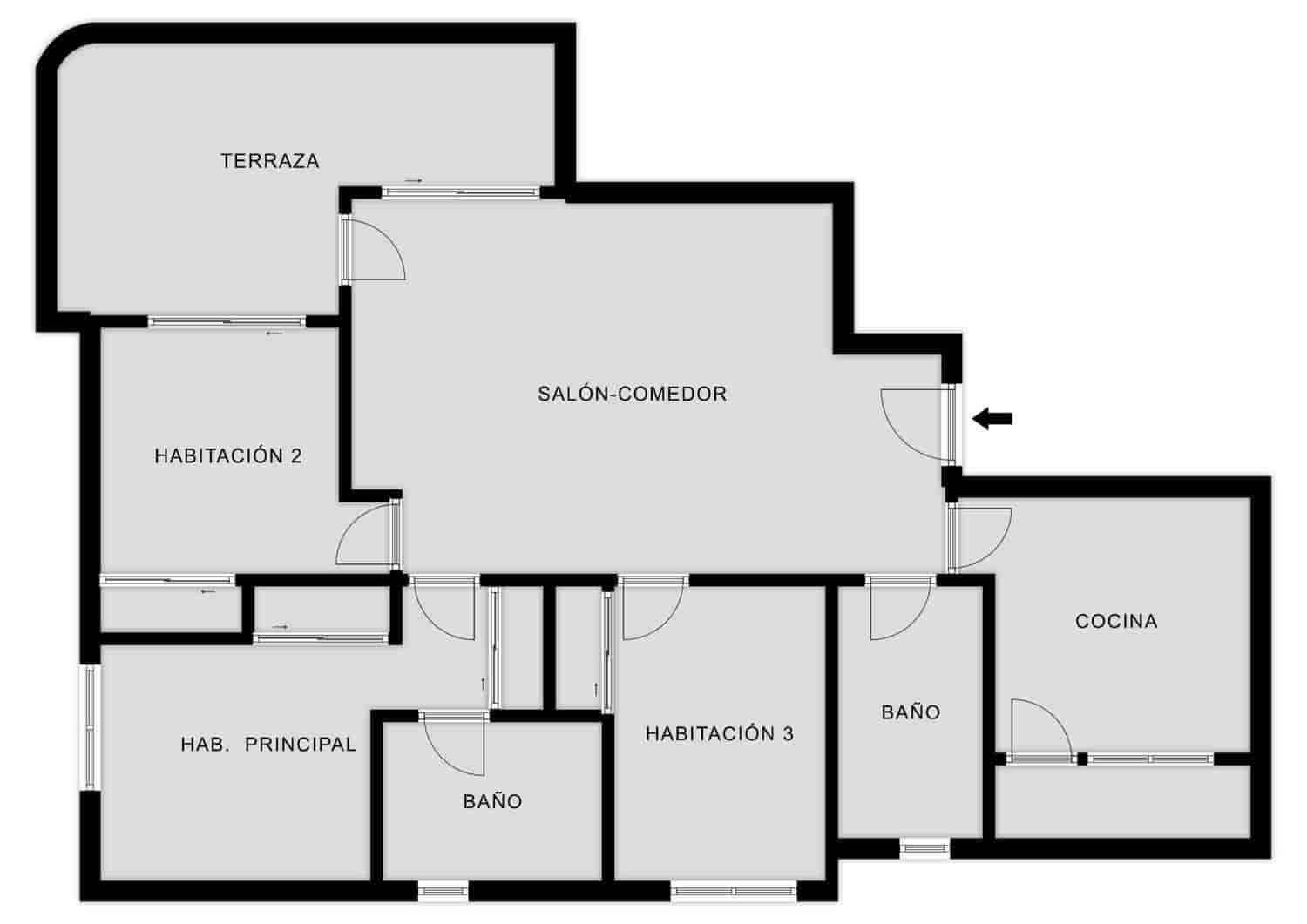 3 quarto Apartamento para venda em Cabo de las Huertas com piscina garagem - 410 000 € (Ref: 9641415)