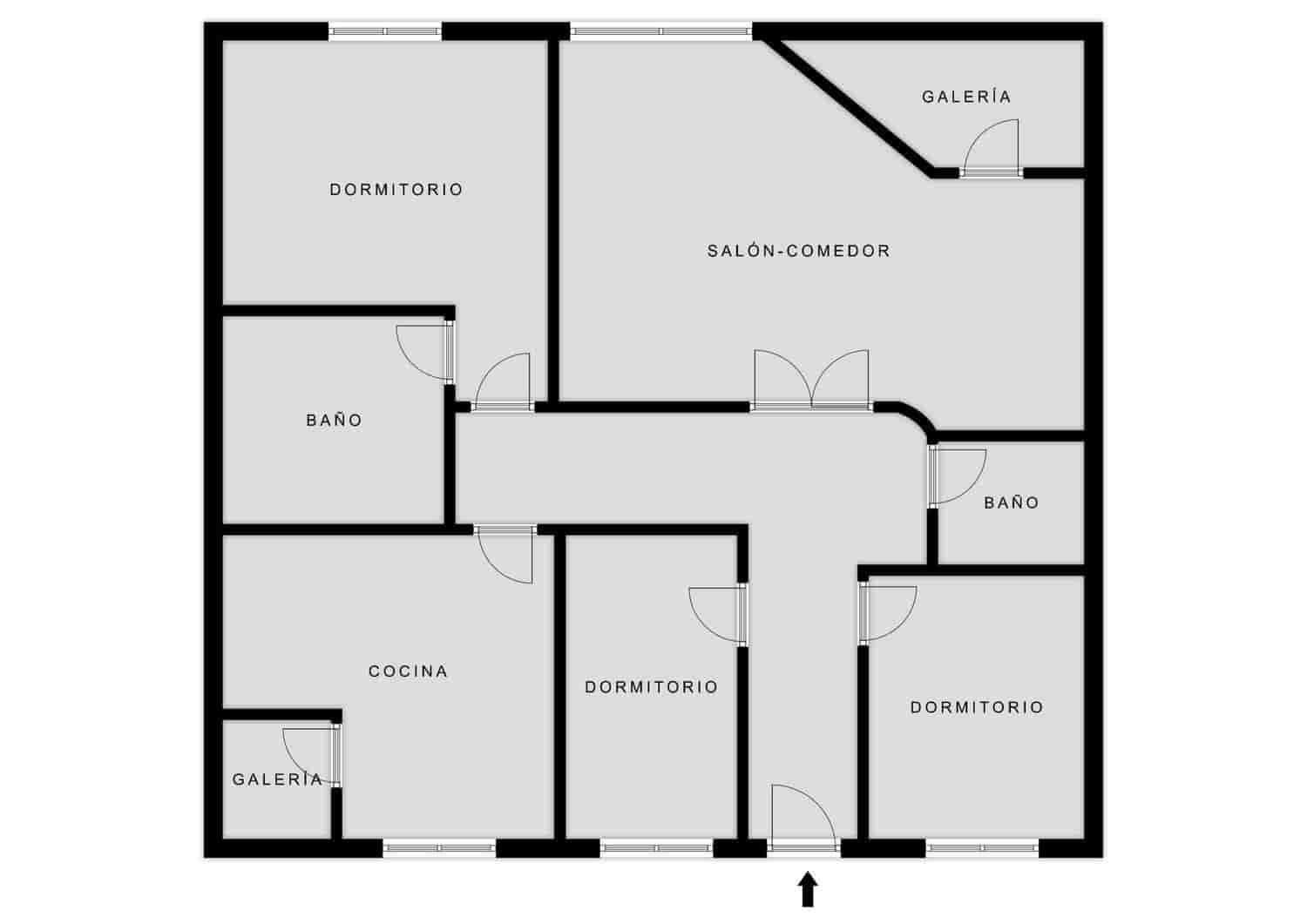 3 chambre Appartement à vendre à Cabo de las Huertas avec piscine garage - 665 000 € (Ref: 9669826)