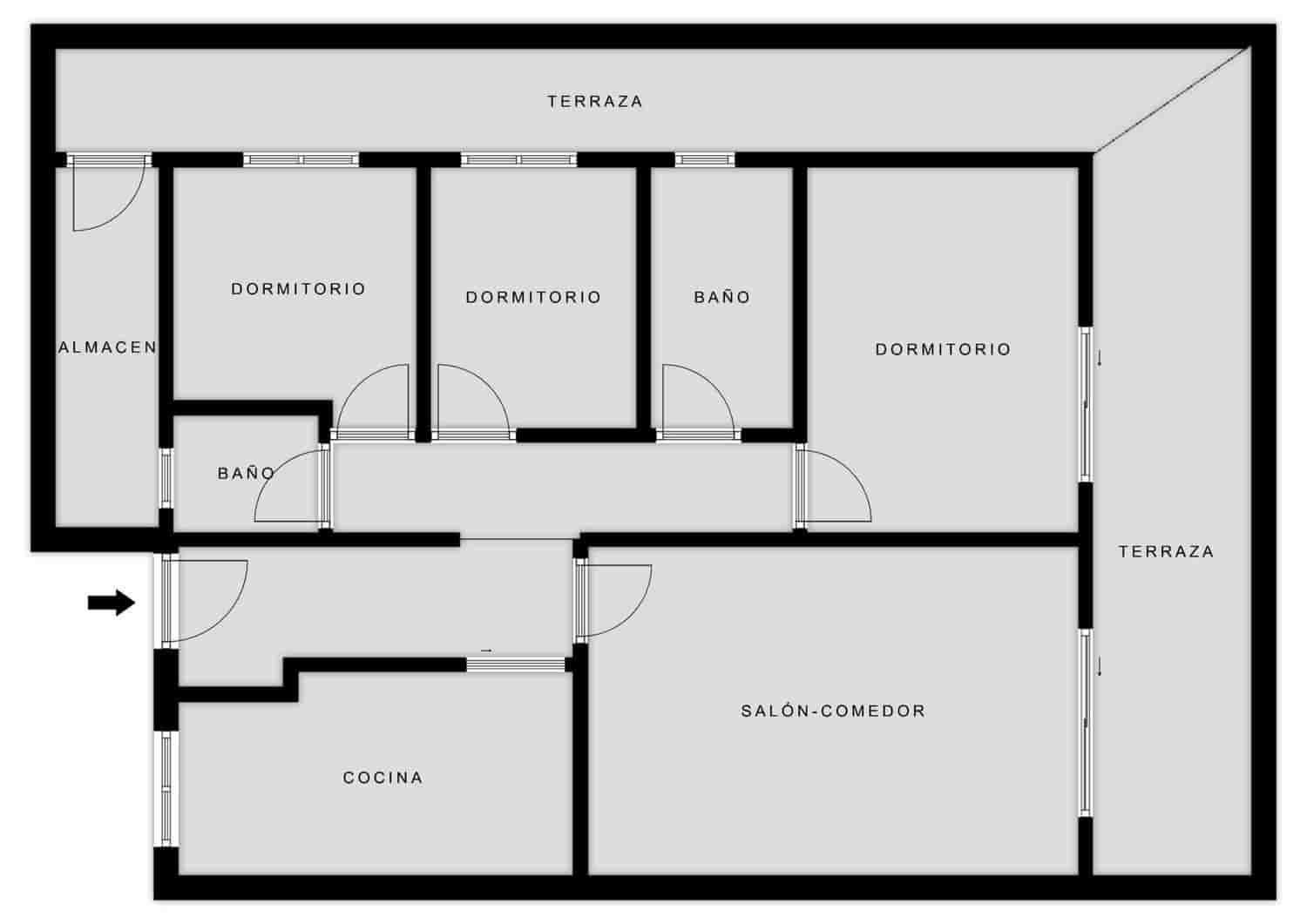 3 sypialnia Apartament na sprzedaż w Playa de San Juan z basenem garażem - 375 000 € (Ref: 9772719)