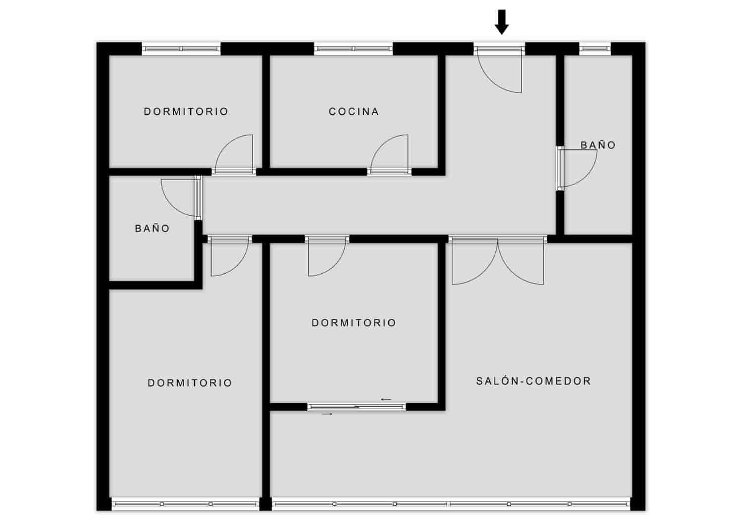 3 soveværelse Lejlighed til salg i Alicante by med garage - € 550.000 (Ref: 9784886)