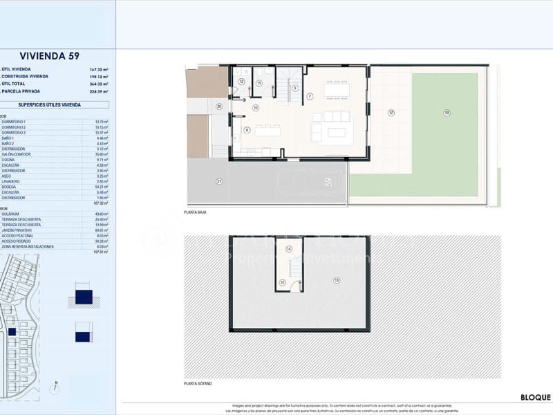 4 sovrum Hus till salu i Benidorm med pool garage - 555 000 € (Ref: 8139358)