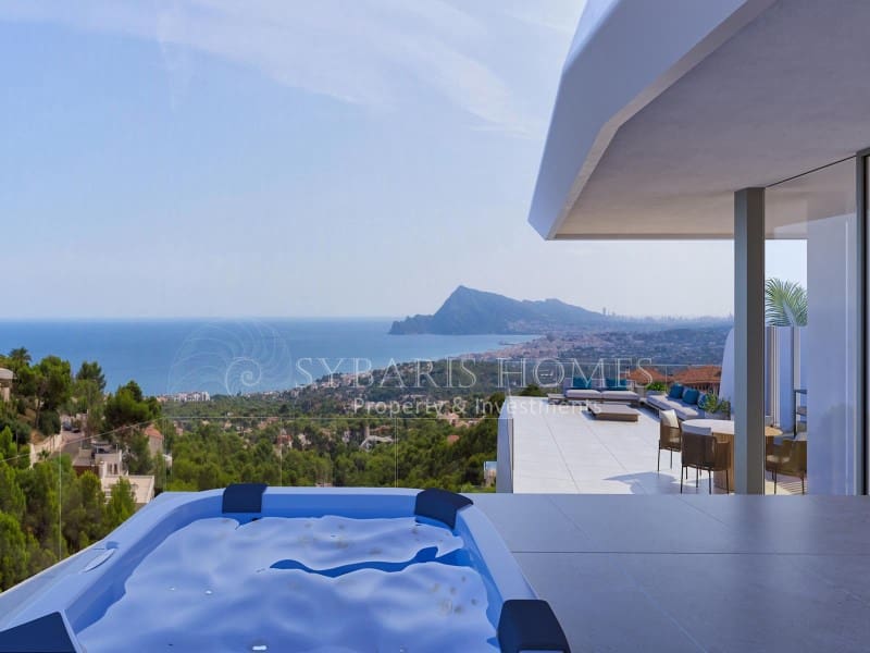 4 soveværelse Villa til salg i Altea la Vella med swimmingpool garage - € 2.250.000 (Ref: 8175011)
