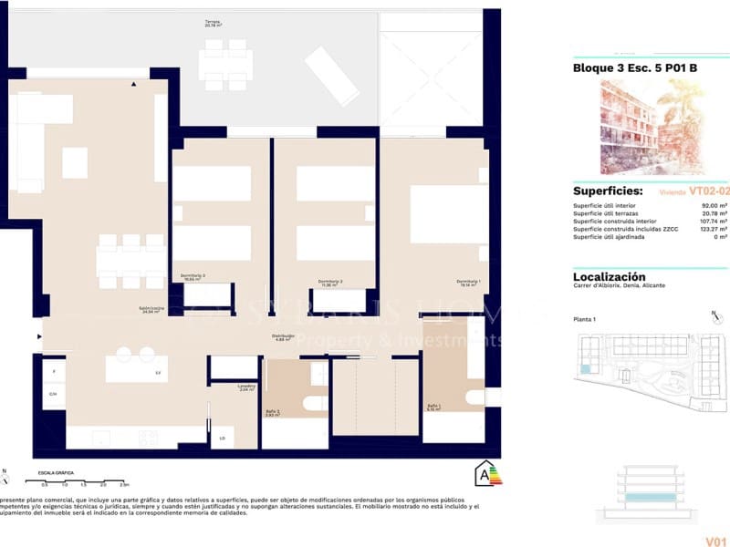 4 slaapkamer Appartement te koop in Denia met zwembad garage - € 580.500 (Ref: 8316065)