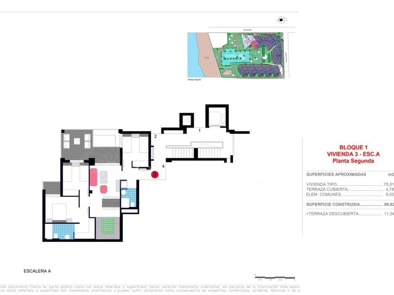 Apartamento de 3 habitaciones en Dénia en venta con piscina garaje - 525.000 € (Ref: 8316066)