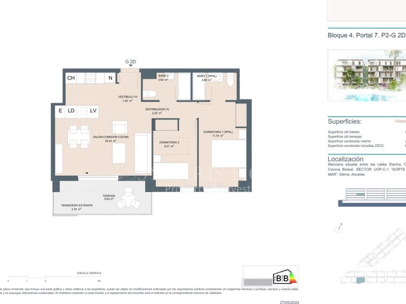 2 soverom Leilighet til salgs i Denia med garasje - € 353 000 (Ref: 8316069)
