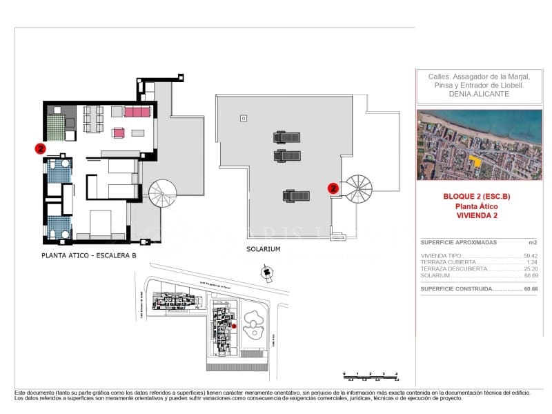 3 quarto Penthouse para venda em Denia com garagem - 499 000 € (Ref: 8334744)
