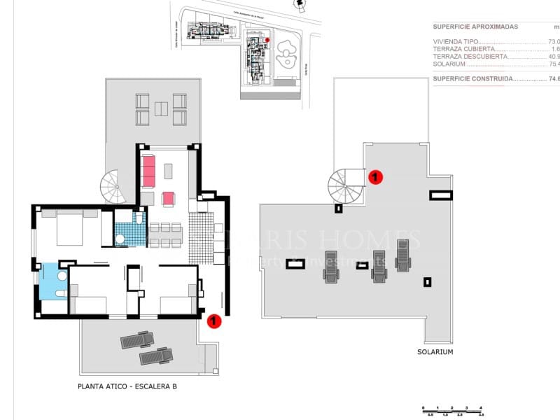 3 sovrum Takvåning till salu i Denia med garage - 499 000 € (Ref: 8334744)