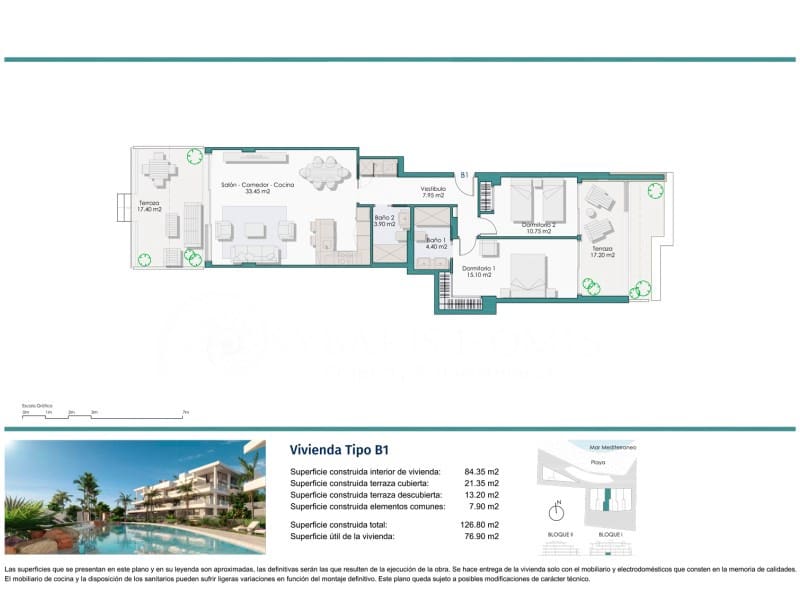 2 soverom Leilighet til salgs i Denia med garasje - € 545 000 (Ref: 8349451)