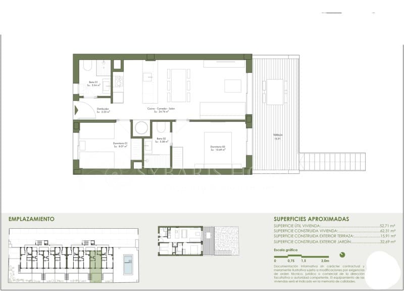 3 soveværelse Lejlighed til salg i Oliva med garage - € 286.000 (Ref: 8577669)