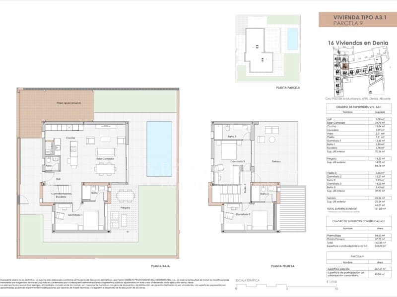 3 sypialnia Willa na sprzedaż w Denia z basenem garażem - 660 000 € (Ref: 9576535)