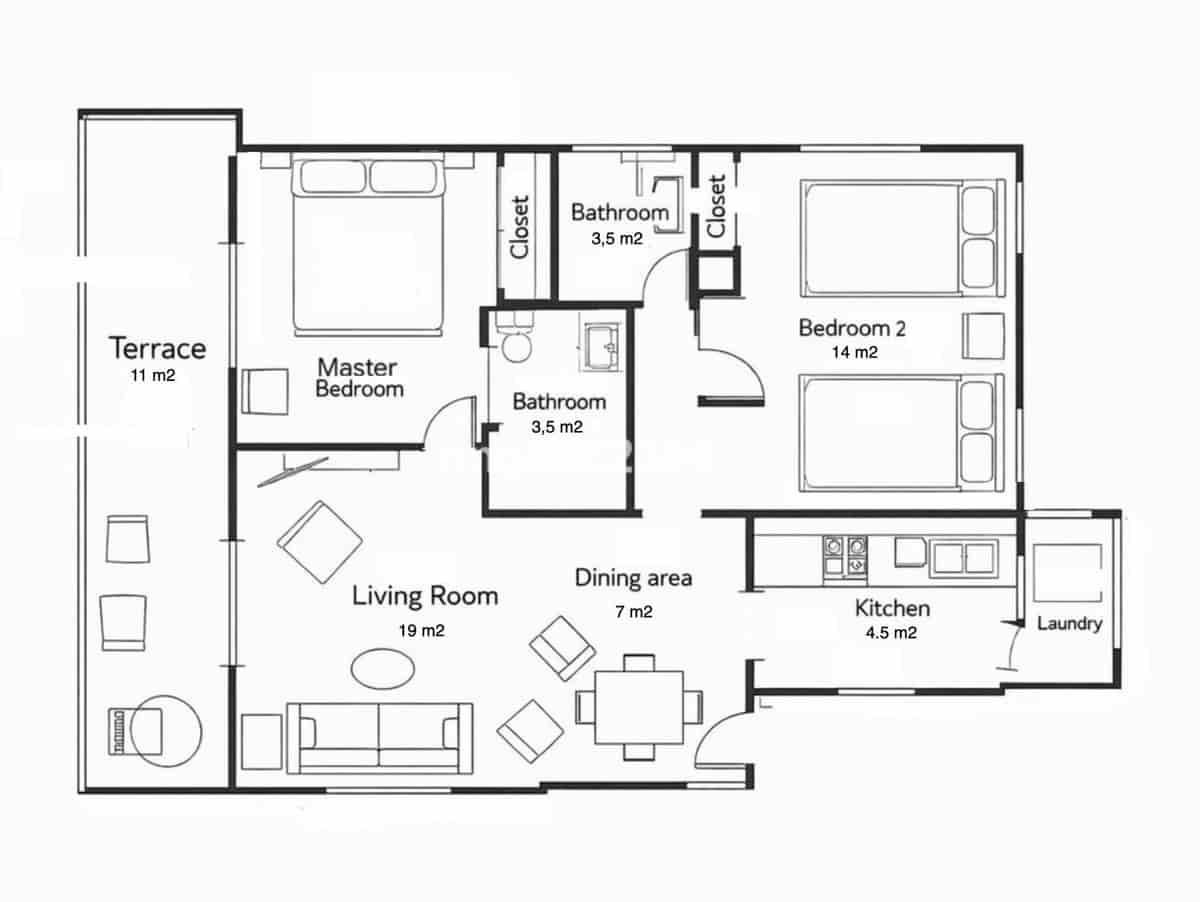 2 bedroom Apartment for sale in Calahonda with pool garage - € 349,000 (Ref: 9521135)