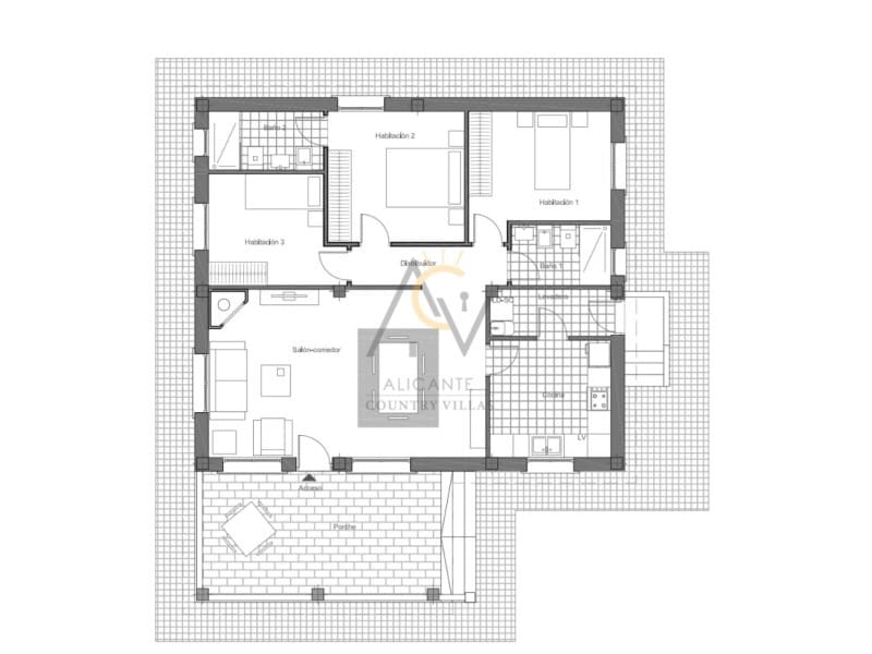 3 Zimmer Villa zu verkaufen in Pinoso mit Pool - 335.000 € (Ref: 6731030)