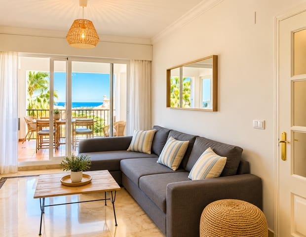 Piso de 2 habitaciones en Castillo de la Duquesa, Manilva en venta con piscina garaje - 255.000 € (Ref: 10160601)