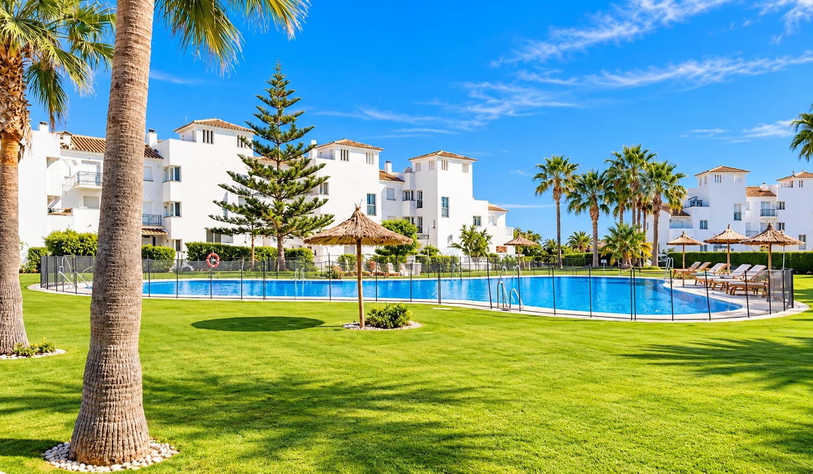 Piso de 2 habitaciones en Manilva en venta con piscina garaje - 255.000 € (Ref: 10160601)