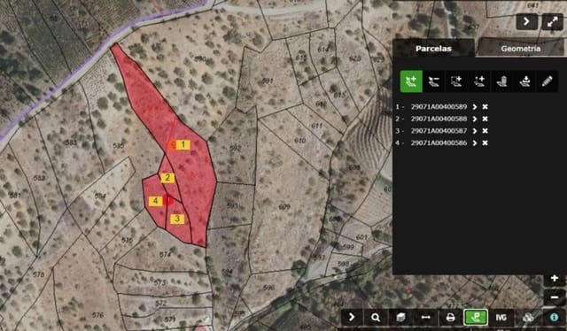 Landgrundstück zu verkaufen in Moclinejo - 20.000 € (Ref: 9669467)