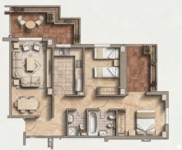 2 chambre Appartement à vendre à Montealto - Monterrey, Benalmádena avec piscine garage - 388 600 € (Ref: 9875282)