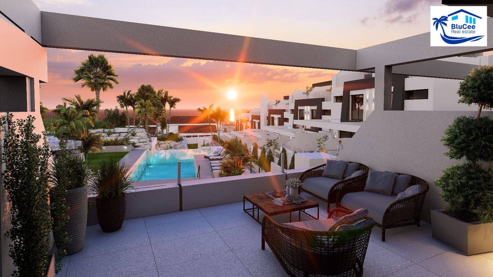 3 soveværelse Semi-Rækkehus til salg i Rincon de la Victoria med swimmingpool garage - € 545.000 (Ref: 9689923)