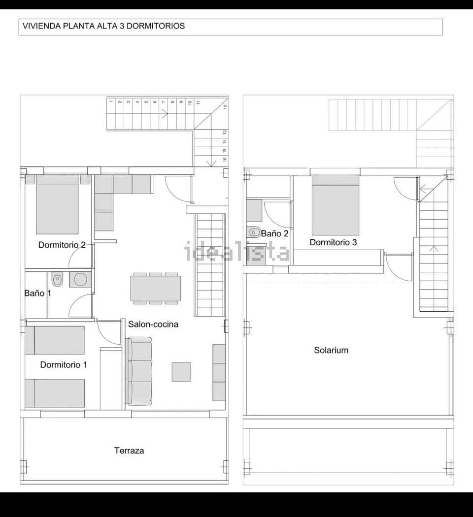 3 soveværelse Lejlighed til salg i Orihuela Costa med swimmingpool - € 197.000 (Ref: 9855992)
