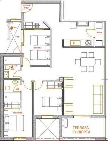3 makuuhuone Asunto myytävänä paikassa Santa Cruz de Tenerife mukana 
autotalli - 299 000 € (Ref: 9555231)