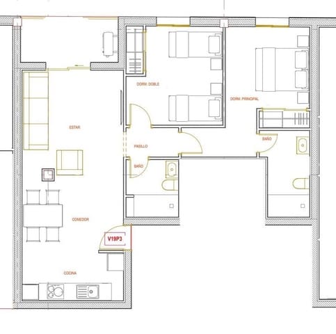 3 makuuhuone Asunto myytävänä paikassa Santa Cruz de Tenerife mukana 
autotalli - 299 000 € (Ref: 9555231)