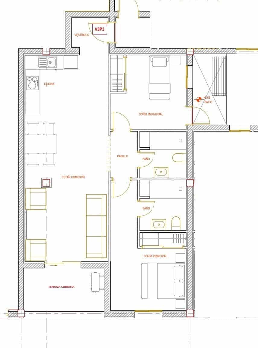 3 makuuhuone Asunto myytävänä paikassa Santa Cruz de Tenerife mukana 
autotalli - 299 000 € (Ref: 9555231)