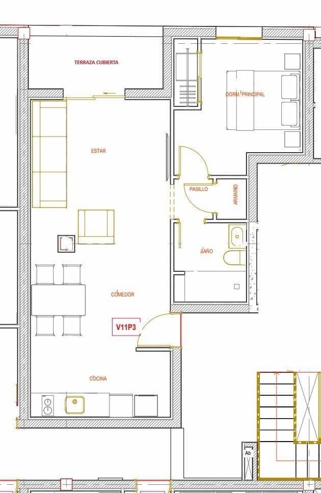 Piso de 1 habitación en Santa Cruz de Tenerife en venta con garaje - 175.000 € (Ref: 9590763)