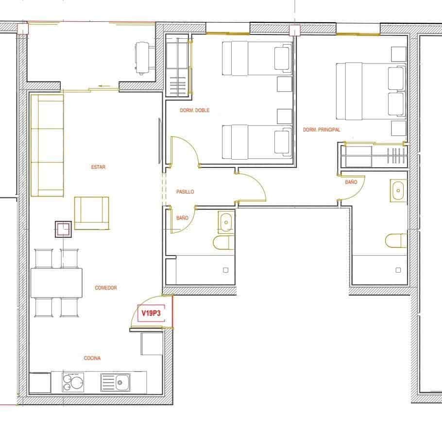 2 soverom Leilighet til salgs i Santa Cruz de Tenerife med garasje - € 259 000 (Ref: 9594728)