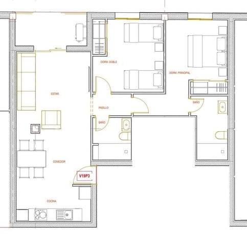 2 chambre Appartement à vendre à Añaza, Santa Cruz de Tenerife avec garage - 259 000 € (Ref: 9594728)