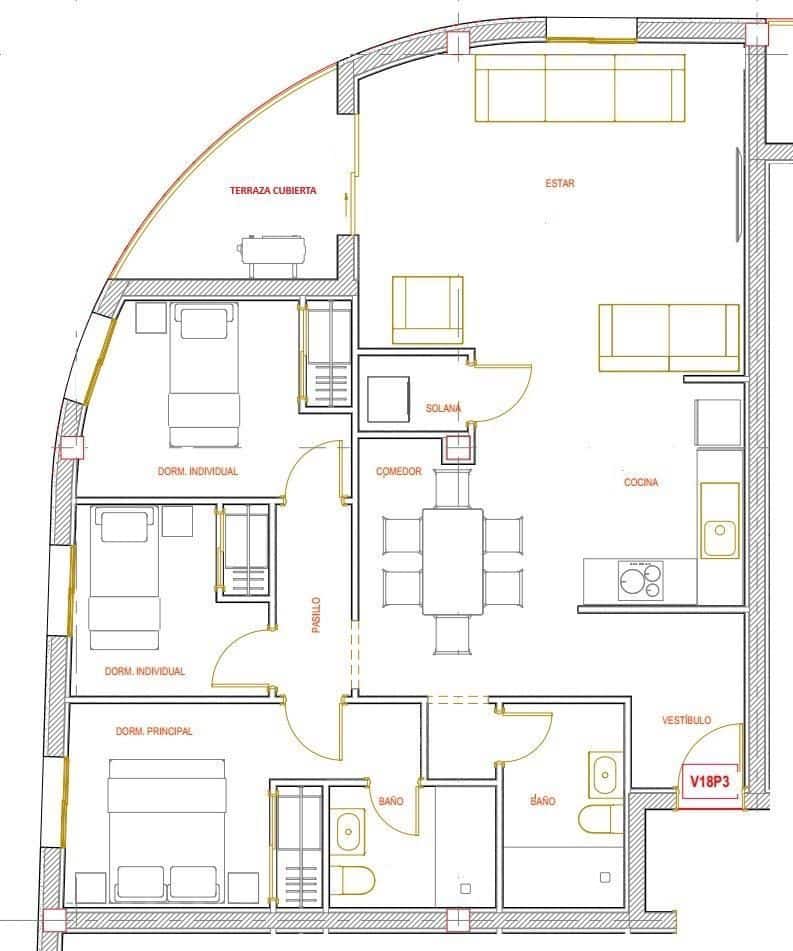 3 bedroom Flat for sale in Santa Cruz de Tenerife with garage - € 295,000 (Ref: 9594729)