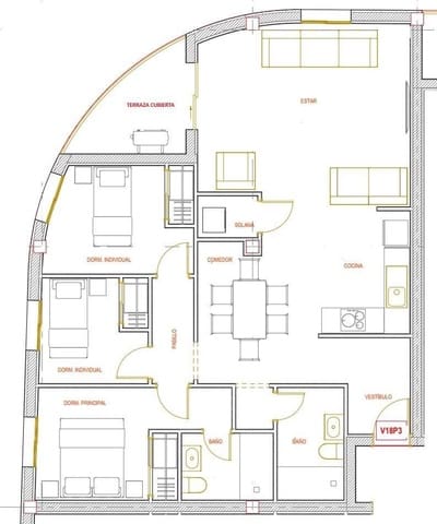 3 Zimmer Wohnung zu verkaufen in Añaza, Santa Cruz de Tenerife mit Garage - 295.000 € (Ref: 9594729)