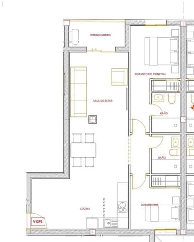 2 soveværelse Lejlighed til salg i Añaza, Santa Cruz de Tenerife med garage - € 275.000 (Ref: 9594730)